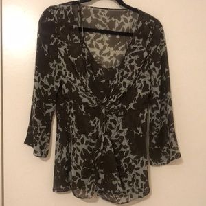 Ann Taylor - Pretty sheer silk shirt